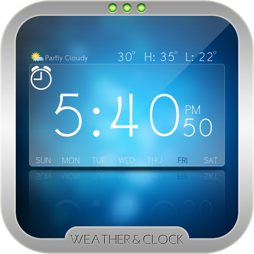 android alarm clock that reads weather