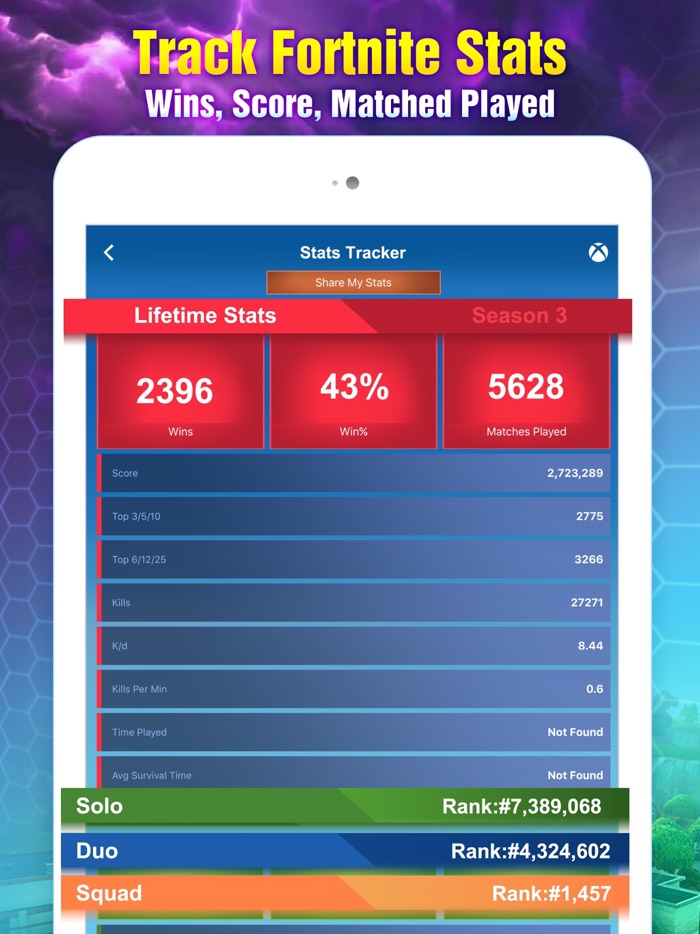 Stats Tracker Companion