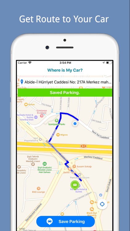 Where is my car - Save Parking