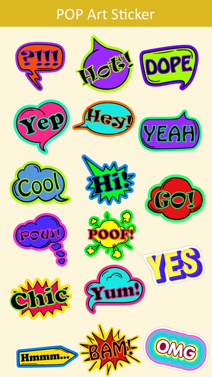 Pop Art Stickers Pack