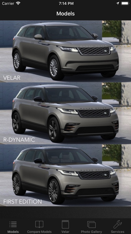 CarSpecs LR RR Velar 2017