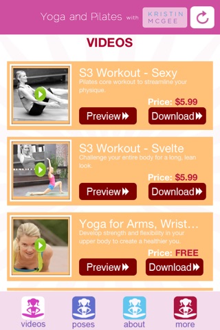 Yoga & Pilates Kristin McGee screenshot 2