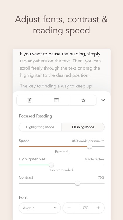Outread – Speed Reading screenshot-3