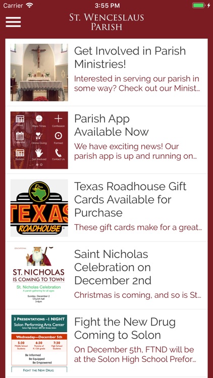 St. Wenceslaus - Iowa City, IA screenshot-3