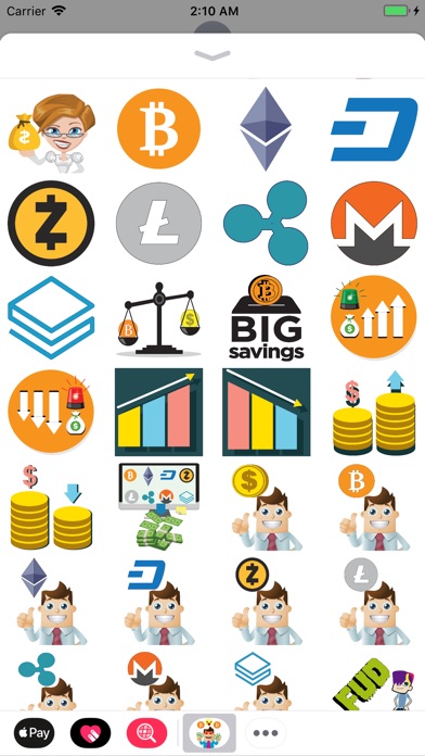 Bitcoin Moji-Crypto Stickers screenshot 2