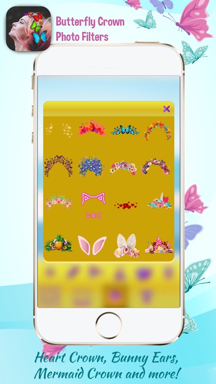 Butterfly Crown Photo Filters screenshot-6