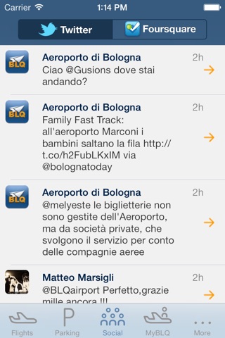 BLQ - Bologna Airport screenshot 3