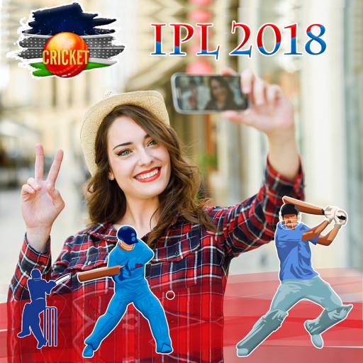 IPL 2018 Selfie Photo Maker Icon