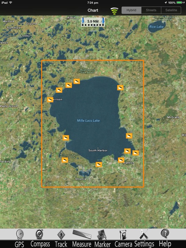 Mille Lacs Lake Charts Pro(圖5)-速報App