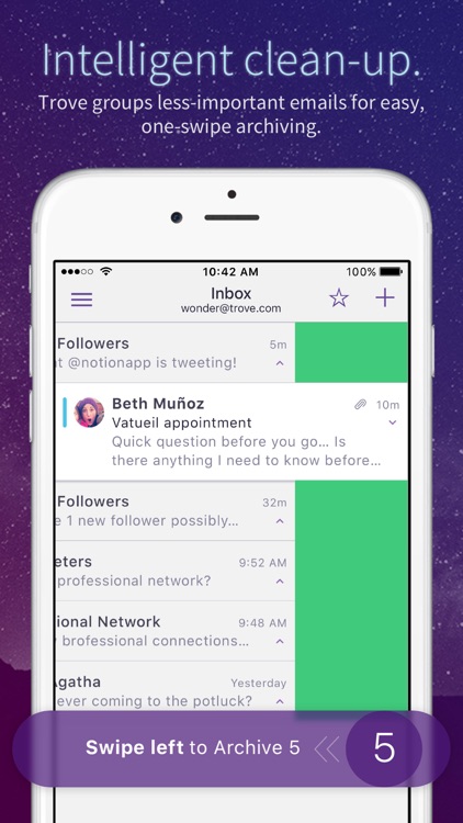 Trove – AI for email