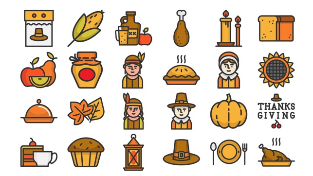 Thanksgiving Stickers 2