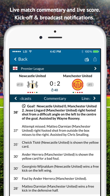 Live Soccer TV: Scores & Stats