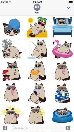 Grumpmoji Grumpy Cat Stickers(圖2)-速報App