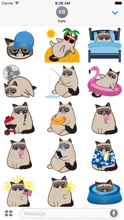 Grumpmoji Grumpy Cat Stickers