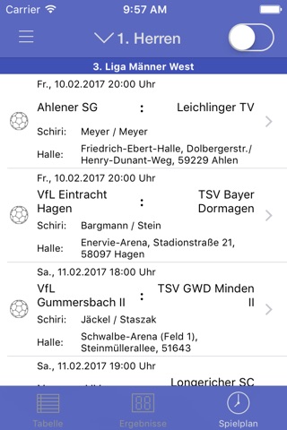 TV Korschenbroich Handball screenshot 2
