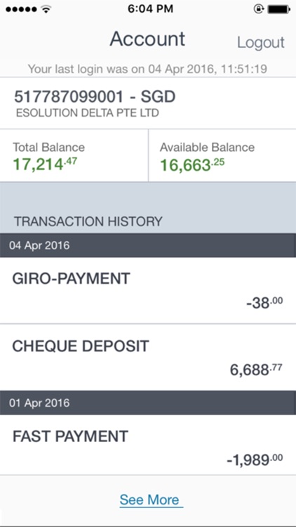 OCBC Business Mobile Banking screenshot-3