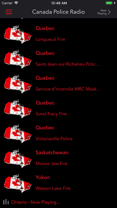 Canada Police Radio screenshot 3