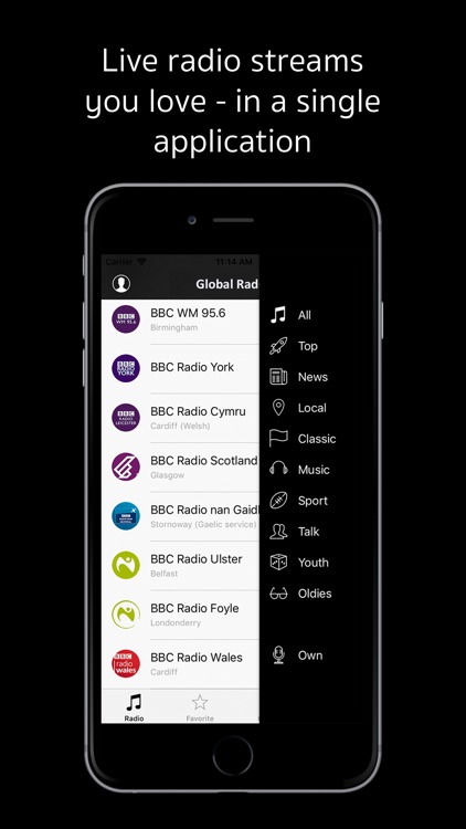 Global Radio - top FM stations