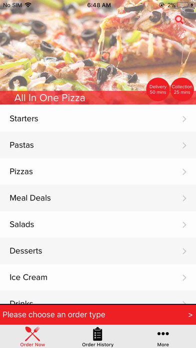 How to cancel & delete All In One Pizza from iphone & ipad 1
