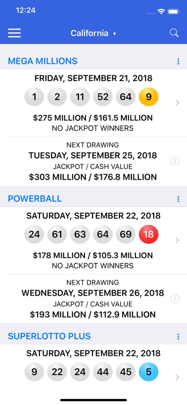 next lotto results