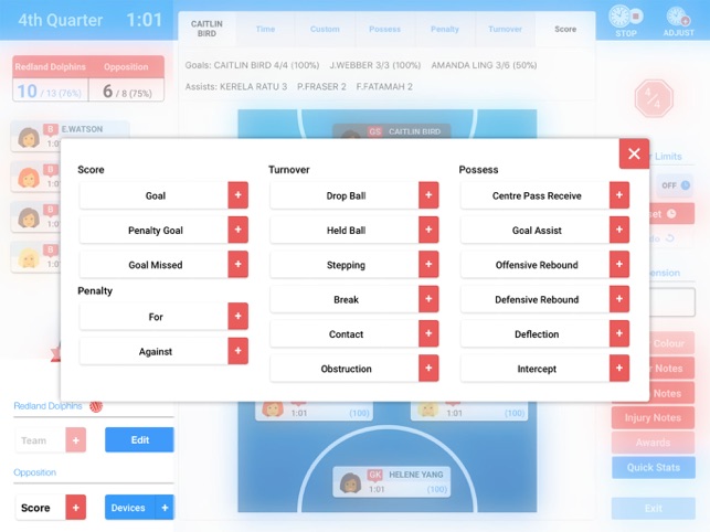 Netball Statistics(圖2)-速報App