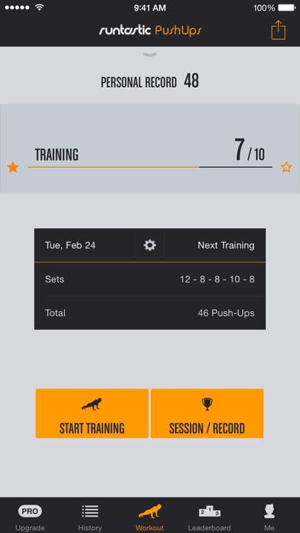 Push-Ups Counter & Trainer screenshot-0