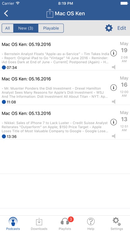 iCatcher! Podcast Player