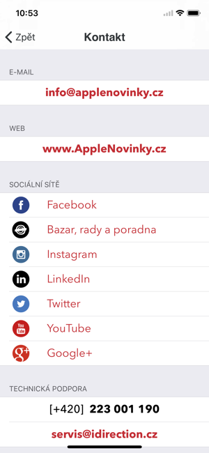 ‎AppNovinky.cz Screenshot