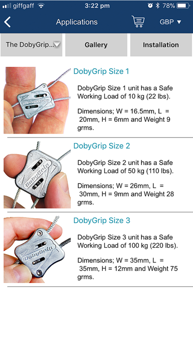 DobyGrip Wire Suspension screenshot 3