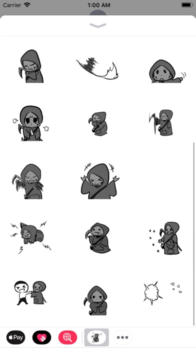 God Death Animated Emoji screenshot 3