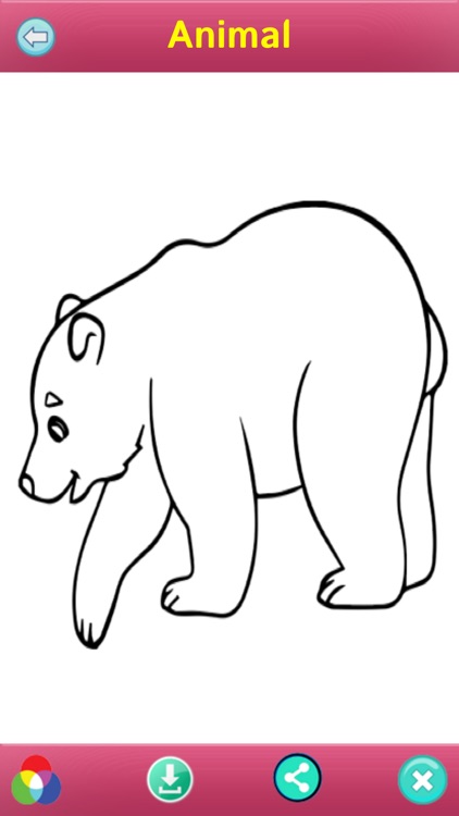 Animals coloring book