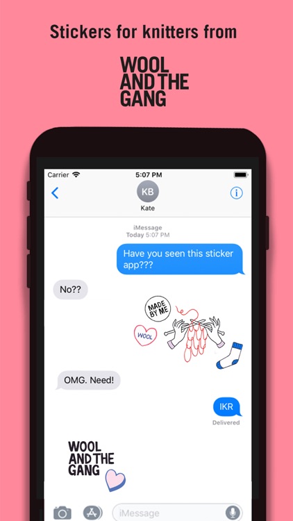 Knitting Emoji Stickers