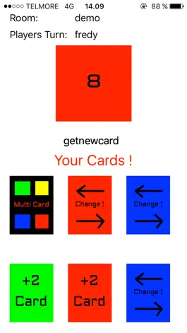 Game screenshot Uno color card game apk