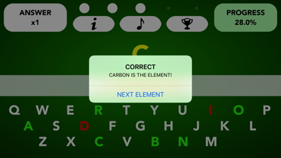 How to cancel & delete Chemistry Periodic Table of the Elements Quiz from iphone & ipad 3