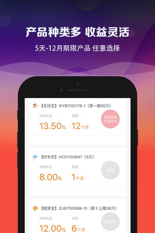 好车贷—投资理财收益高 screenshot 4