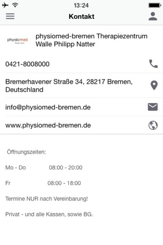 Physiomed Bremen screenshot 3