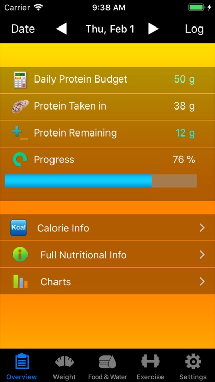 Protein One ~ Protein Counter screenshot-0