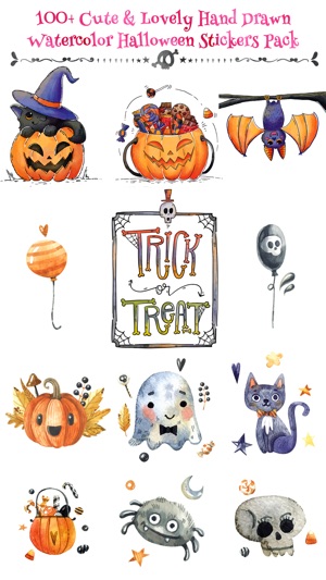 Nice Watercolor Halloween Pack(圖1)-速報App