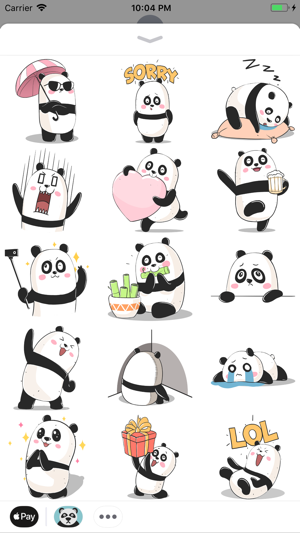 Panda! Stickers & Emoji Funny
