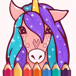 Animated Unicorn Coloring Book