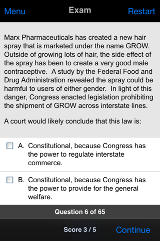 Constitutional Law Supreme Bar screenshot 4