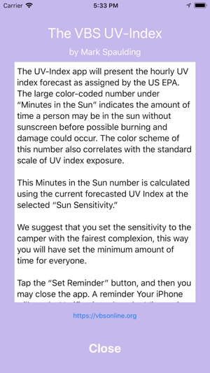 VBS UV-Index(圖2)-速報App