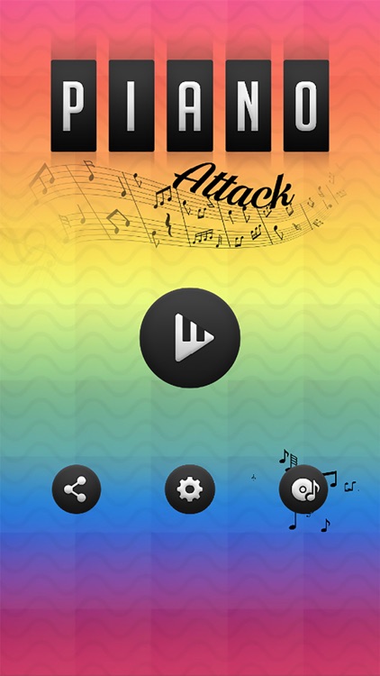 Piano Attack of Black Tiles screenshot-0