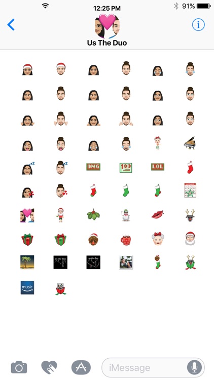 Us The Duo Holiday Emojis