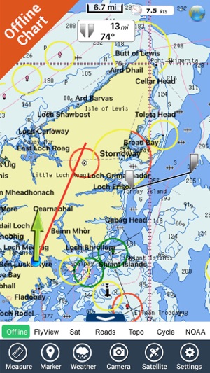 Marine : Hebrides GPS Map fishing chart Navigator(圖3)-速報App