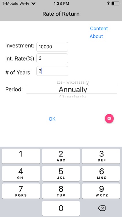 Rate of Return Automated