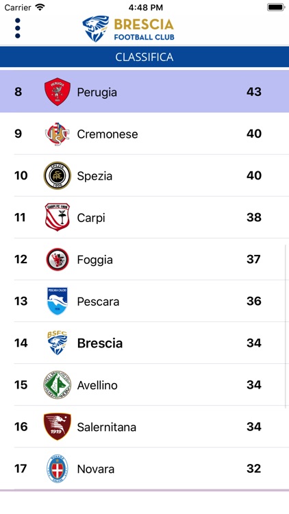 Brescia Calcio L'App ufficiale screenshot-5