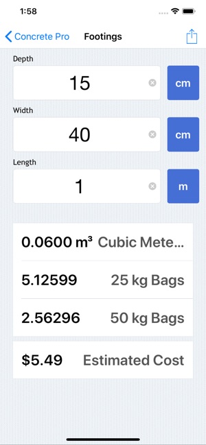 Concrete Pro - Cost Calculator(圖5)-速報App