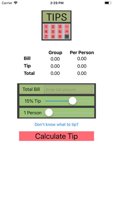Best Tip Calculator % screenshot 2