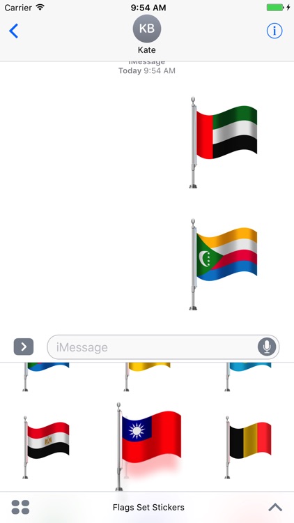 Flags Set Stickers screenshot-0